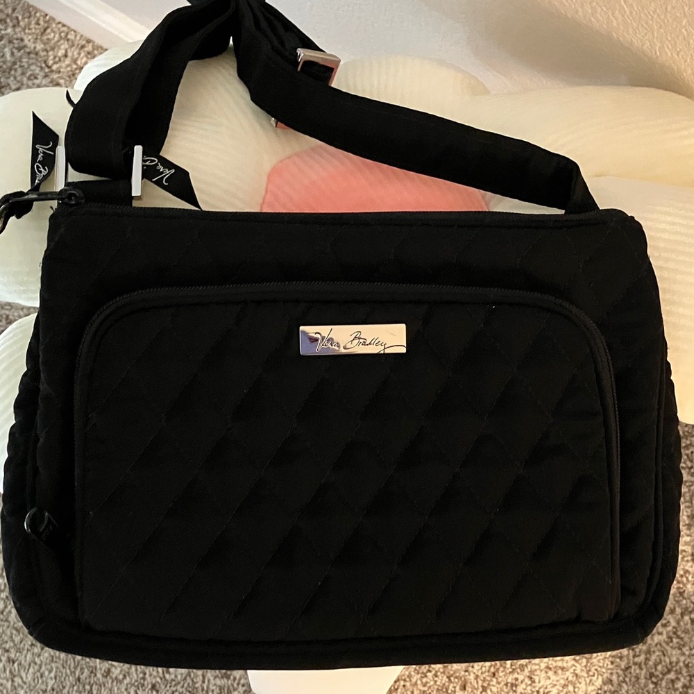 Vera Bradley Black Quilted Crossbody Bag